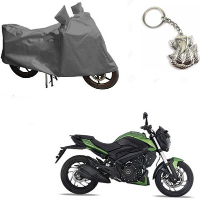 RPSENTTERPR Two Wheeler Cover for Bajaj(Dominar, Grey)