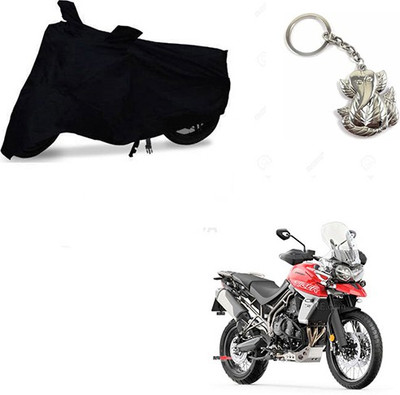 RPSENTTERPR Two Wheeler Cover for Triumph(Tiger 800 XCA, Black)