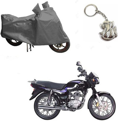 RPSENTTERPR Two Wheeler Cover for Bajaj(Caliber, Grey)