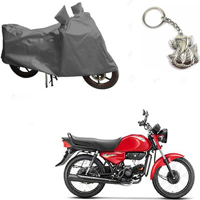 RPSENTTERPR Two Wheeler Cover for Hero(CD Dawn, Grey)
