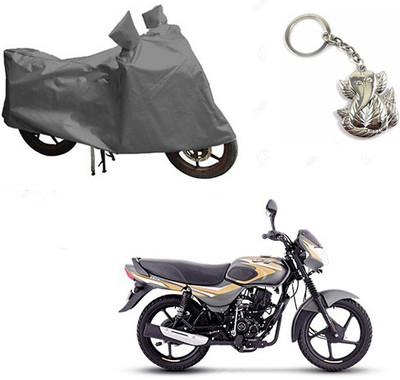 RPSENTTERPR Two Wheeler Cover for Bajaj(CT100, Grey)
