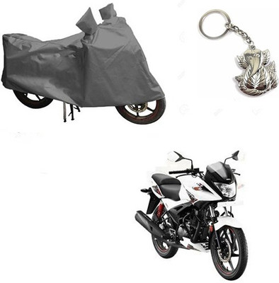 RPSENTTERPR Two Wheeler Cover for Hero(Ignitor, Grey)
