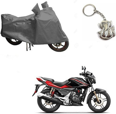 RPSENTTERPR Two Wheeler Cover for Hero(CBZ Extreme, Grey)