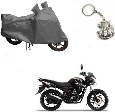 RPSENTTERPR Two Wheeler Cover for Bajaj(Discover 150 s, Grey)