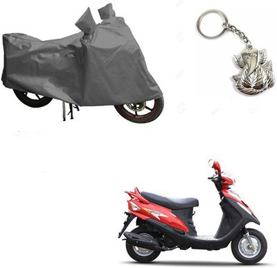 RPSENTTERPR Two Wheeler Cover for Mahindra(Flyte, Grey)