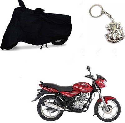 RPSENTTERPR Two Wheeler Cover for Bajaj(Discover 125 DTS-i, Black)