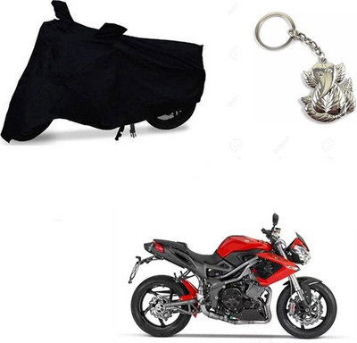 RPSENTTERPR Two Wheeler Cover for DSK Benelli(TNT R, Black)