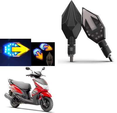COMICAL Front, Rear LED Indicator Light for Yamaha Ray Z(Blue, Yellow)
