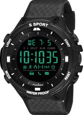 Trex 9084 Fully Water Resistance Digital Chrono Working Day&Date Silicon Belt Casual,Party Regular Wear Display Alarm Wrist Digital Watch - For Men