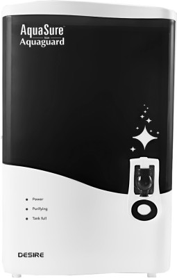 Eureka Forbes Aquasure from Aquaguard Desire 7 L UV + UF Water Purifier Suitable only for Municipality Water Supply(White, Black)