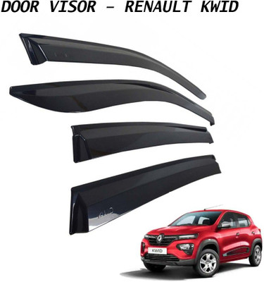 AUTO ZIGMO For Front, Rear Wind Deflector(Tinted Renault Kwid)