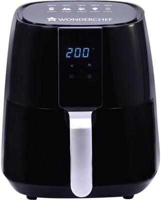 WONDERCHEF Prato Air Fryer, Digital, 3.8 Litres Non-Stick Frying Basket, Auto Shut-Off, Digital Touch Screen Timer And Temperature Control Air…