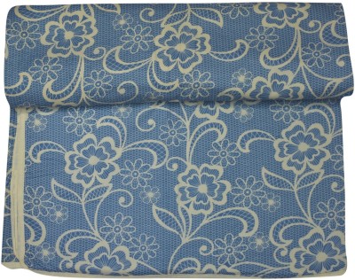 WEAVES EMPIRE Floral Single Comforter for  Mild Winter(Cotton, blue and beige)
