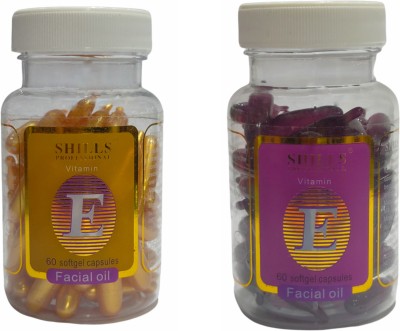 Shills Professional Vitamin E Facial Oil Capsules (Set of 2)(120)