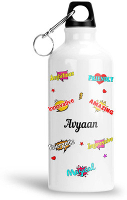 Furnish Fantasy 750 ml Aluminium Sipper(Pack of 1, White)