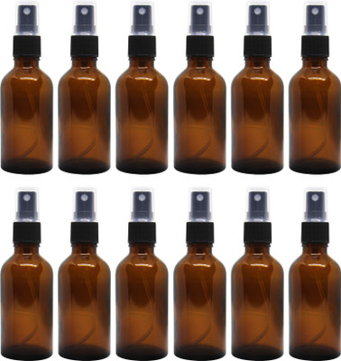nsb herbals 50 ml Glass Bottle(Pack of 12, Brown)