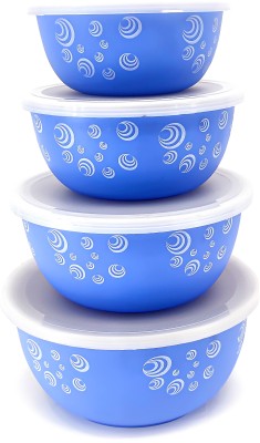 ALSAAS Steel Grocery Container  - 2000 ml, 1250 ml, 750 ml, 500 ml(Pack of 4, Blue)