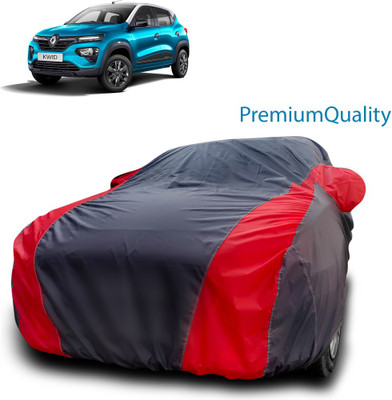 MoTRoX Car Cover For Renault Kwid (With Mirror Pockets)(Red, Blue)