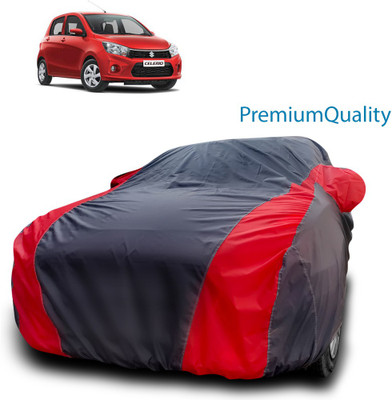 MoTRoX Car Cover For Maruti Suzuki Celerio (With Mirror Pockets)(Red, Blue)