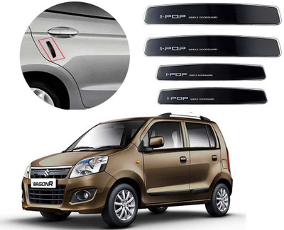 I Pop Plastic Car Door Guard(Black, Pack of Pack of 4, Maruti, WagonR)