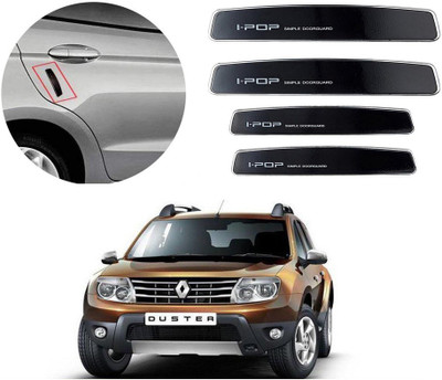 I Pop Plastic Car Door Guard(Black, Pack of Pack of 4, Renault, Duster)