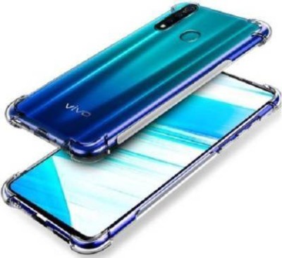 vmt stock Back Cover for Vivo Z1 Pro, Vivo Y19, Vivo U20 (Transparent, Grip Case)(Multicolor, Dual Protection, Pack of: 1)