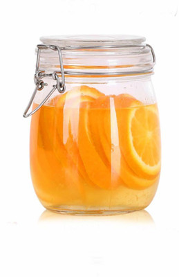 NH WORLD Glass Utility Container  - 750 ml(Clear)