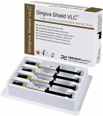 Prevest DENPRO GINGIVA SHIELD VLC LIGHT CURED RESIN BASED 4 x 1.2 ML Dental Elevator