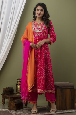 PARTHVI Women Kurta Palazzo Set