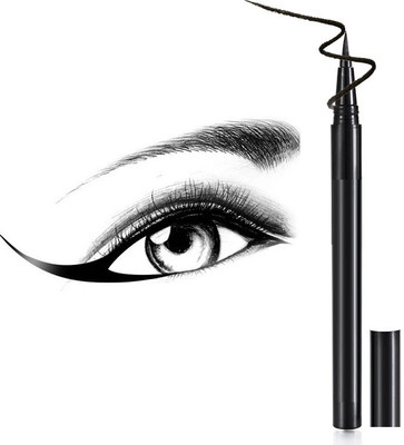 MYEONG Eyeliner Liquid Pen Waterproof Long Lasting Quick Drying Smooth Liquid Eye Liner Pencil Make Up Tool 2.5 g(BLACK)