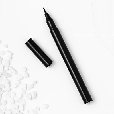 MYEONG Natural Waterproof Soft Safe Eyeliner Pen Draw Sweat proof Black Eye Liner 2.5 g(BLACK)