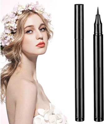 MYEONG Best Quick Dry Eyeliner Woman Waterproof Long Lasting Eyeliner 2.5 g(coal black)