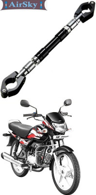 AIRSKY Motorcycle Handle Bar for Hero HF Delux Clip-on Handle Bar(Black)