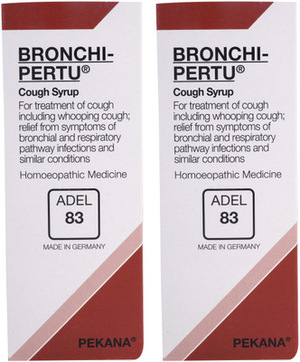 ADEL No. 83 (BRONCHI-PERTU) Cough AS PRESCRIBED BY THE PHYSICIAN ADULTS 1-2 TEASPOON 3-4 TIMES A DAY, CHILDREN 1 TEASPOON 3-4 TIMES A DAY, INFANTS 1 TEASPOON 2-3 TIMES A DAY, IN SOME LIQUID BEFORE MEALS. Syrup(2 x 75) ADEL No. 83 (BRONCHI-PERTU) Cough AS PRESCRIBED BY THE PHYSICIAN ADULTS 1-2 TEASPOON 3-4 TIMES A DAY, CHILDREN 1 TEASPOON 3-4 TIMES A DAY, INFANTS 1 TEASPOON 2-3 TIMES A DAY, IN SOME LIQUID BEFORE MEALS. Syrup(2 x 75)