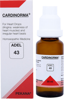 ADEL No. 43 (CARDINORMA) Heart & Cardiovascular Drops(3 x 20 ml)