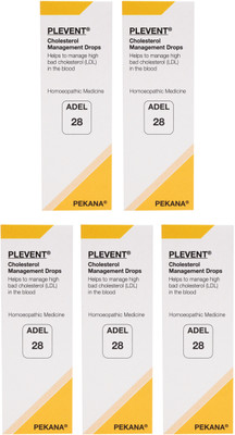 ADEL No. 28 (PLEVENT) Cholesterol Management Drops(5 x 20)