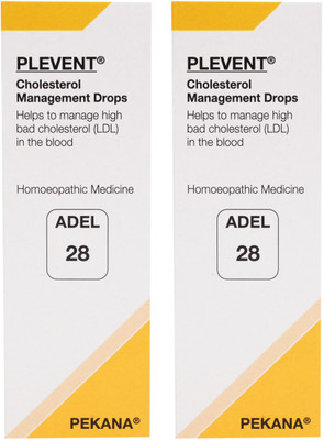 ADEL No. 28 (PLEVENT) Cholesterol Management Drops(2 x 20 ml)