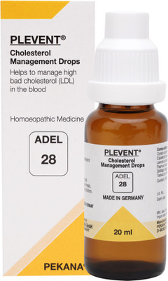 ADEL No. 28 (PLEVENT) Cholesterol Management Drops(3 x 20 ml)