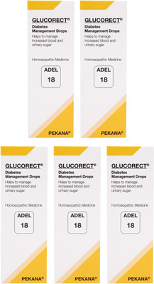 ADEL No. 18 (GLUCORECT) Diabetes Management Drops(5 x 20)
