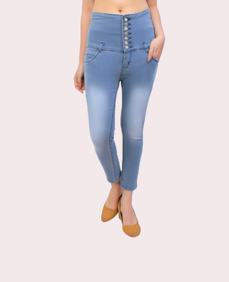 INAAYA Super Skinny Women Light Blue Jeans