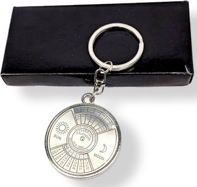 ANZ 50 years calendar theme stylish keychain (silver) premium quality finishing Key Chain