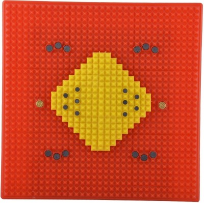 Acupunx 18 ACS Acupressure Mat - I Super with copper Massager(Multicolor)