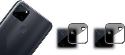 DAFFIN Back Camera Lens Glass Protector for REALME C21Y LENS(Pack of: 2)