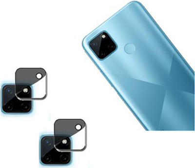 DAFFIN Back Camera Lens Glass Protector for REALME C21Y LENS(Pack of: 2)
