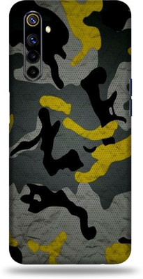 BugguSkin Realme 6i, realme 6i Mobile Skin(Ultra Super Camouflage Yellow Skin With High Matte Finish., Mobile Skin (Back+Side+Camera))