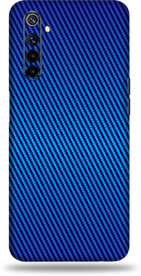 Jeeva Creation Realme 6i, real me 6i Mobile Skin(Ultra Super Blue Carbon Fiber Skin With High Matte Finish.)