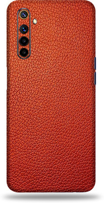 LAMHA Realme 6I Mobile Skin(Ultra Super Red Leather Skin With High Matte Finish.,.)