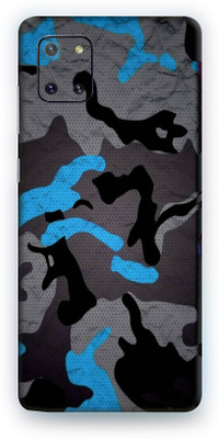 Jeeva Creation samsung galaxy note 10 lite, samsung note 10 lite Mobile Skin(Ultra Super Military Blue Camouflage Skin With High Matte Finish.)
