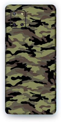 BUGGU Samsung Galaxy Note 10 Lite Mobile Skin(Ultra Super Camouflage Military Green Skin With High Matte Finish., Mobile Skin (Back+Side+Camera))