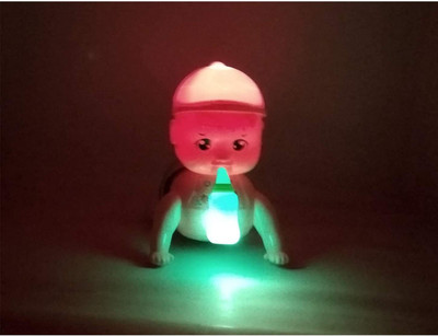 AS TRADERS Musical Crawling Baby Toy with 3D Lights & Sound for Babies149(Multicolor)